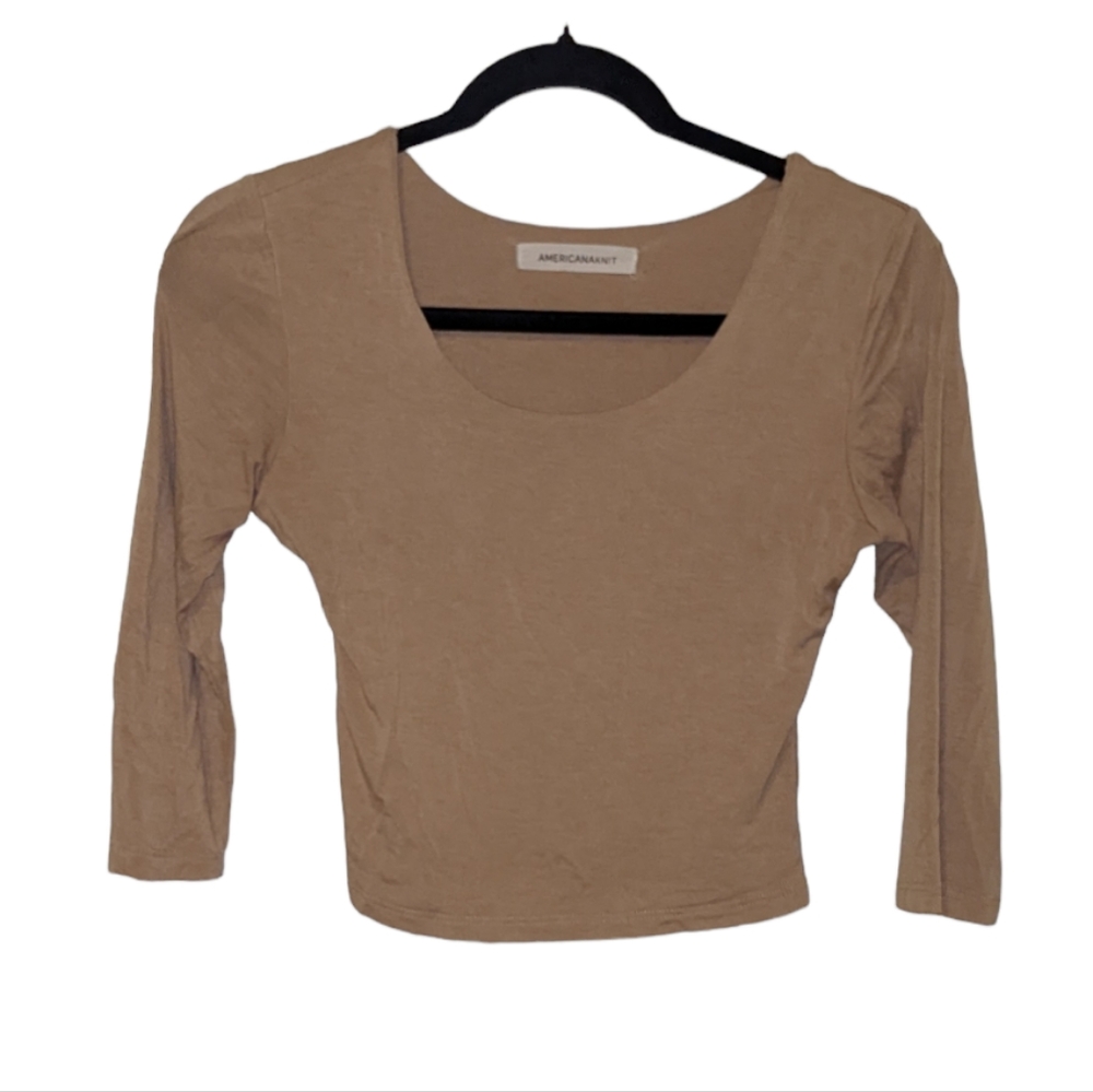 Soft fitted crop top